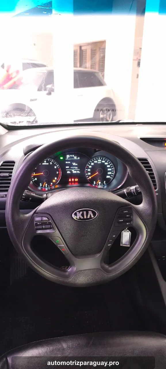 Volante y panel de instrumentos del Kia Cerato EX 2018
